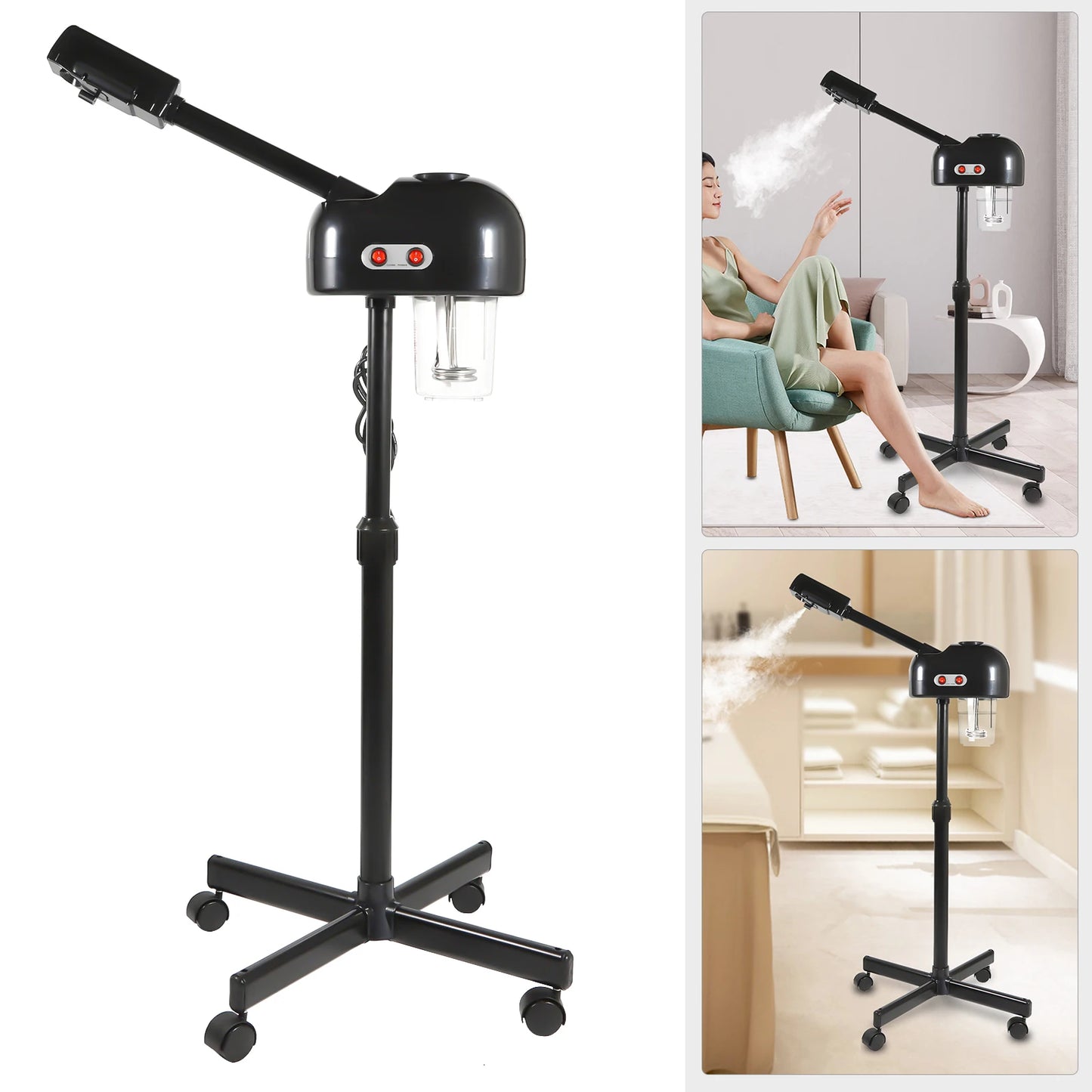 Bymaocar Adjustable Facial Steamer For Salon Spa And Beauty