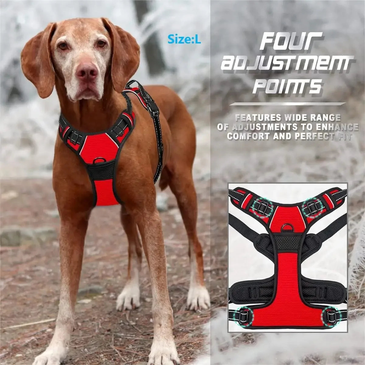 Dog Collars Harness Set Leather Puppy Accessories For All Breeds