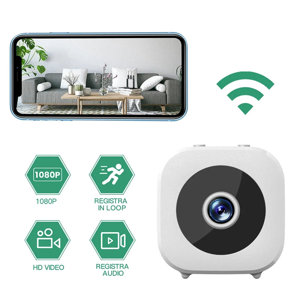 Smart Wireless Security Camera With WiFi Surveillance And Motion Detection