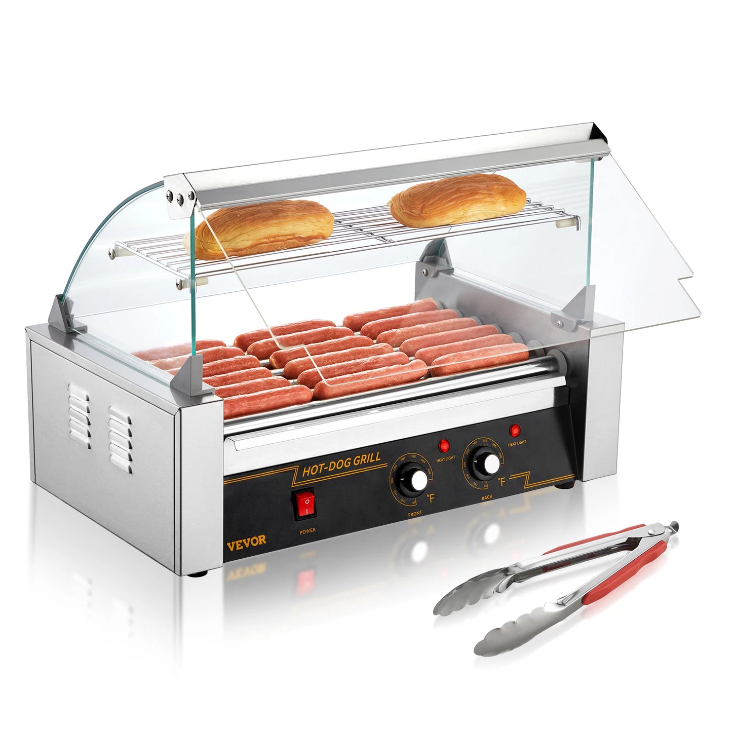 SucceBuy Commercial Hot Dog Roller Sausage Maker Electric Grill