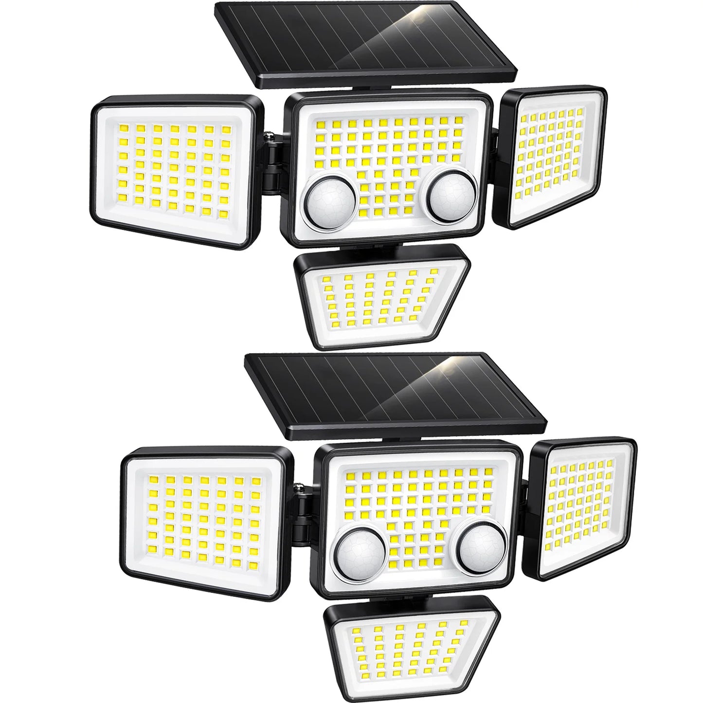 SZRSTH Solar Outdoor Lights 3000LM LED Motion Sensor Flood Security