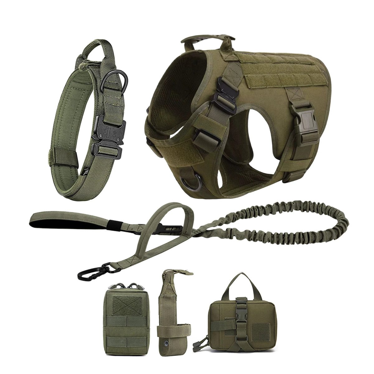 Petavel Tactical Dog Harness Featuring Quick Release Buckles