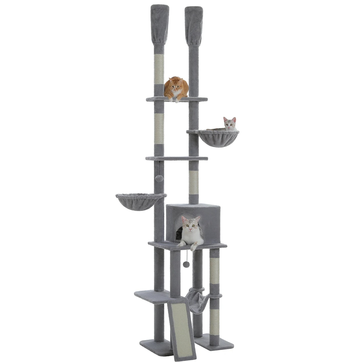 PAWZ Road Floor To Ceiling Cat Tree Condos And Hammocks