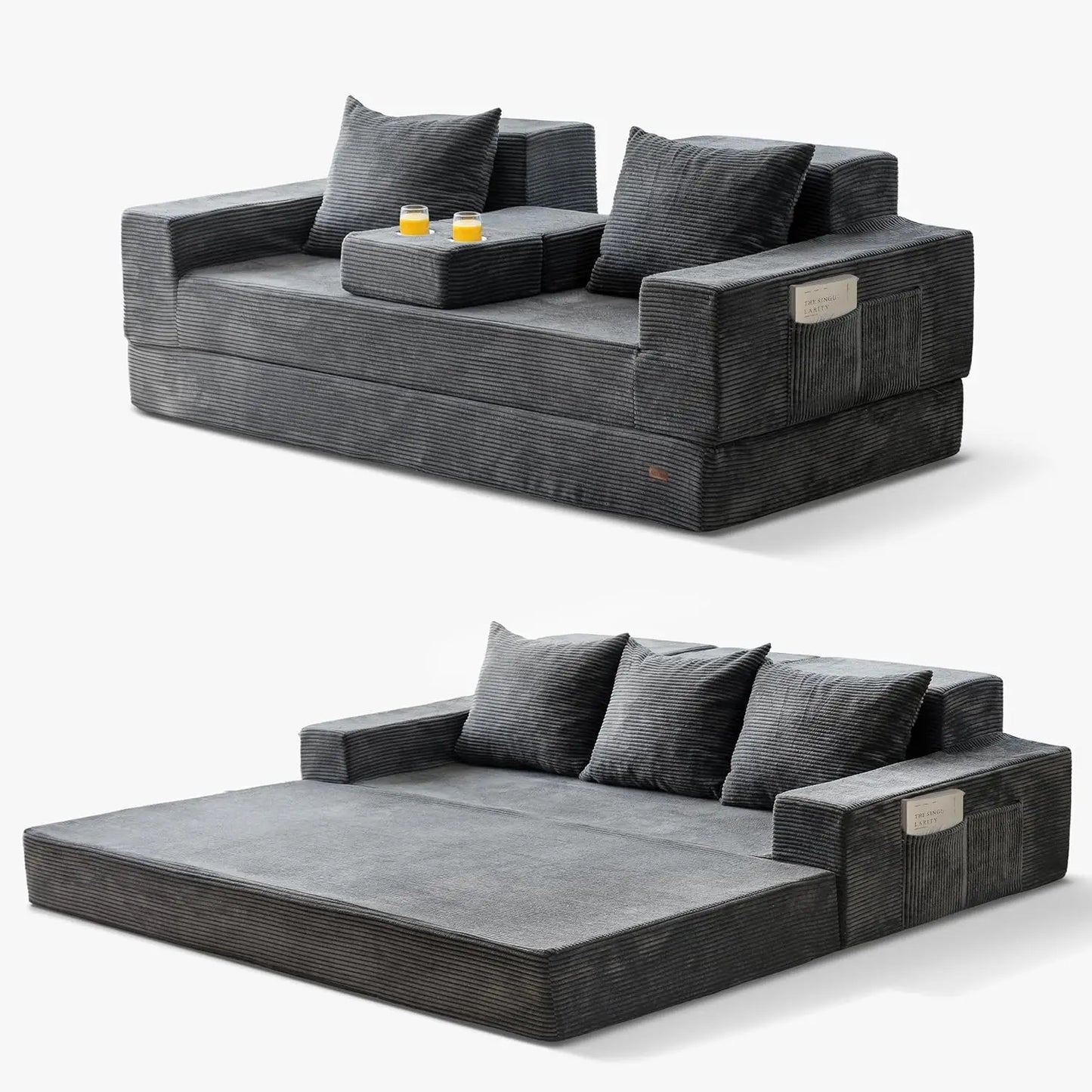 HUANZHUANG Convertible Sofa Bed 4 in 1 Modern Living Room