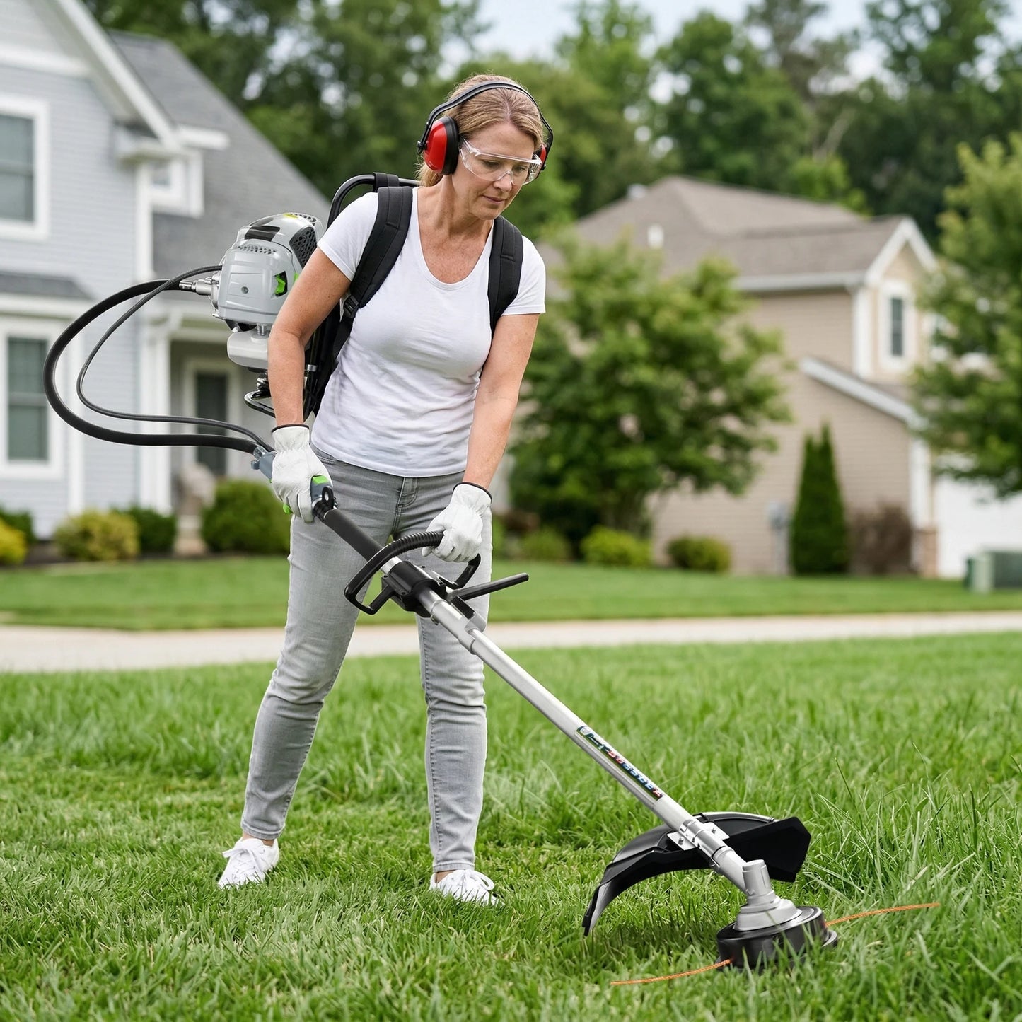 6-In-1 Gas Powered Weed Wacker Trimmer Pole Saw