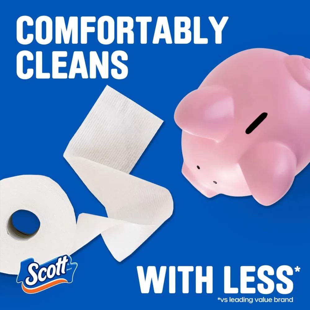 Comfort Plus Toilet Paper 12 Triple Rolls Soft Strong Bathroom Tissue Eco Friendly Household Paper