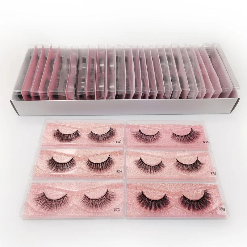 YSDO 3D Mink Lashes Full Strip Eyelashes Natural Look