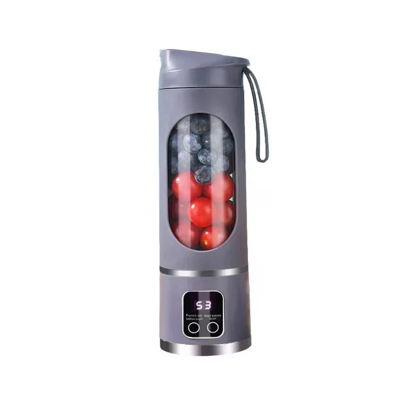 Portable Electric Juicer Travel Blender With 8 Blades