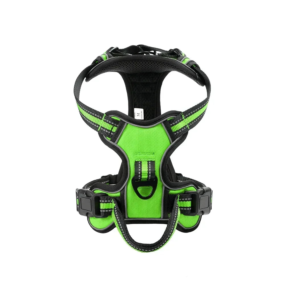 Nylon Reflective Adjustable Dog Harness Vest No Pull For Dogs