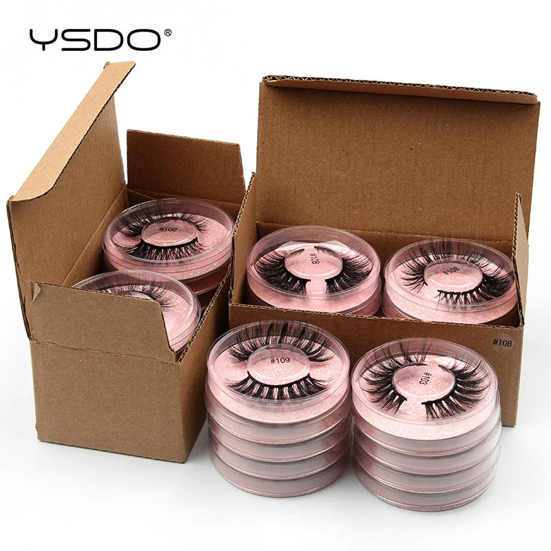 YSDO 3D Mink Lashes Full Set Eyelash Extensions Bulk Wholesale