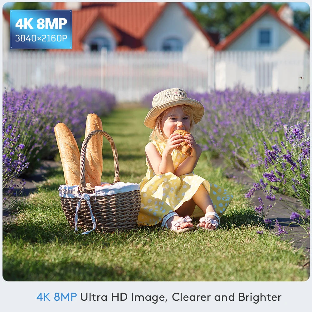 Ctronics 4K Outdoor Surveillance Camera With 5G WiFi Auto Tracking