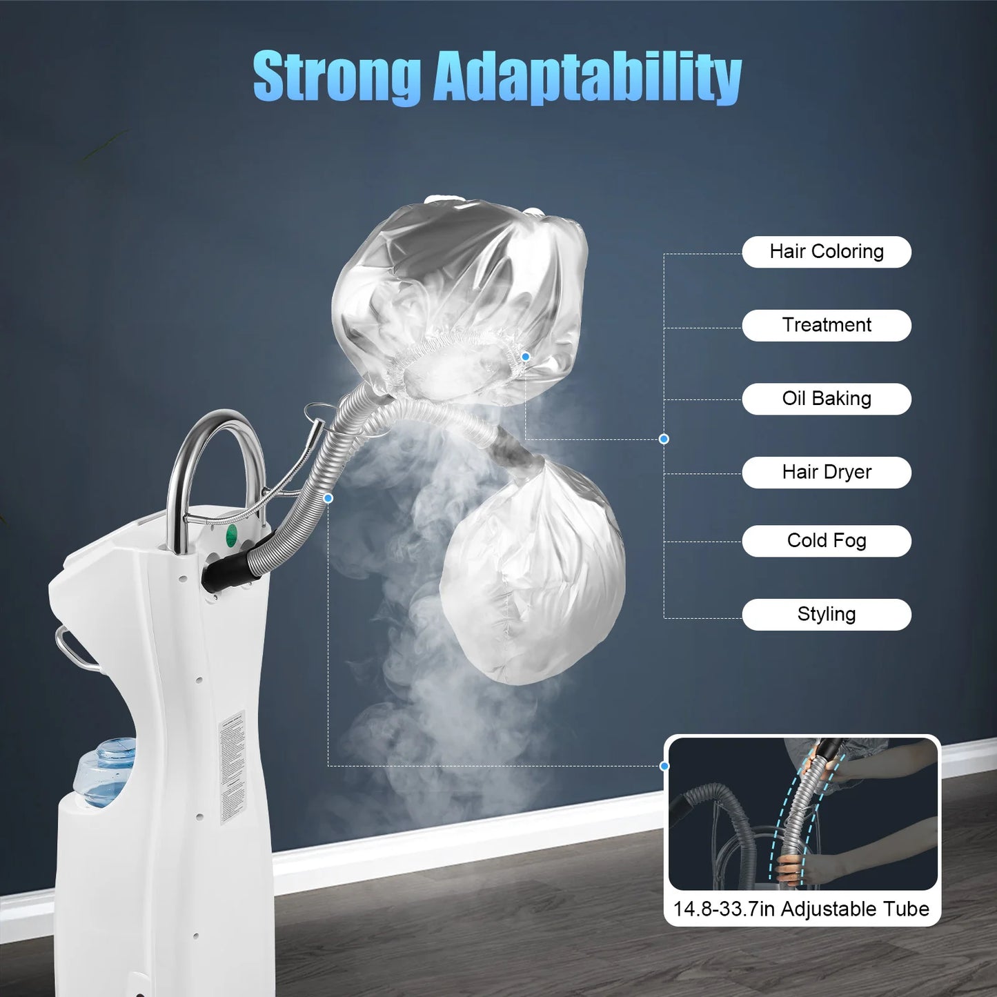 Bymaocar Standing Hair Spa Machine Nano Steam Treatment