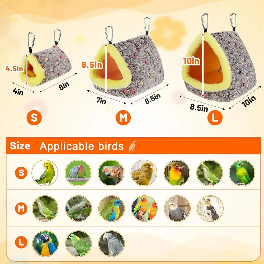 Bird Nest Cage With Hideaway For Small Parrots And Cockatiels
