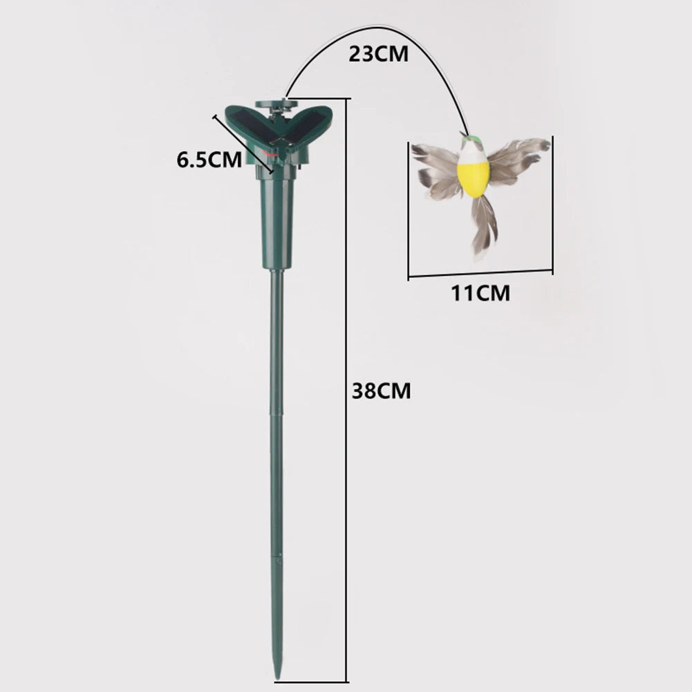 Solar Powered Flying Wobble Butterfly Garden Ornament
