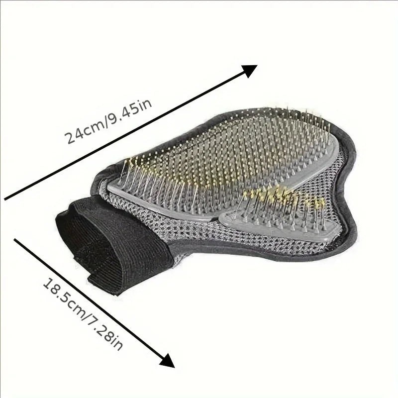 Gentle Deshedding Pet Grooming Glove For Dogs And Cats