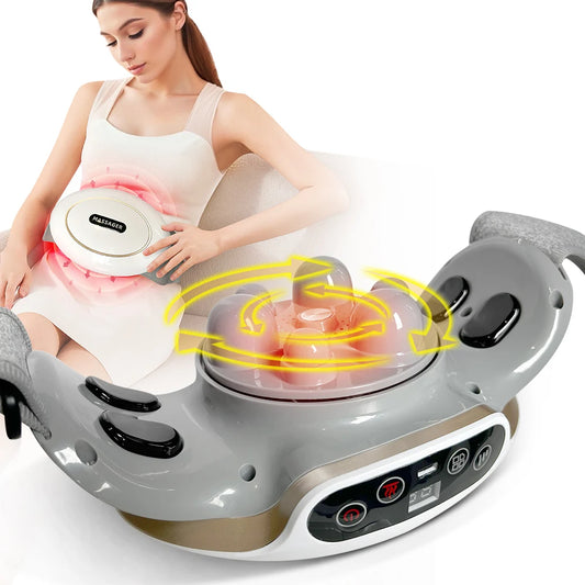 HOMEMASSA Abdominal Massager With Heat For Digestive Comfort