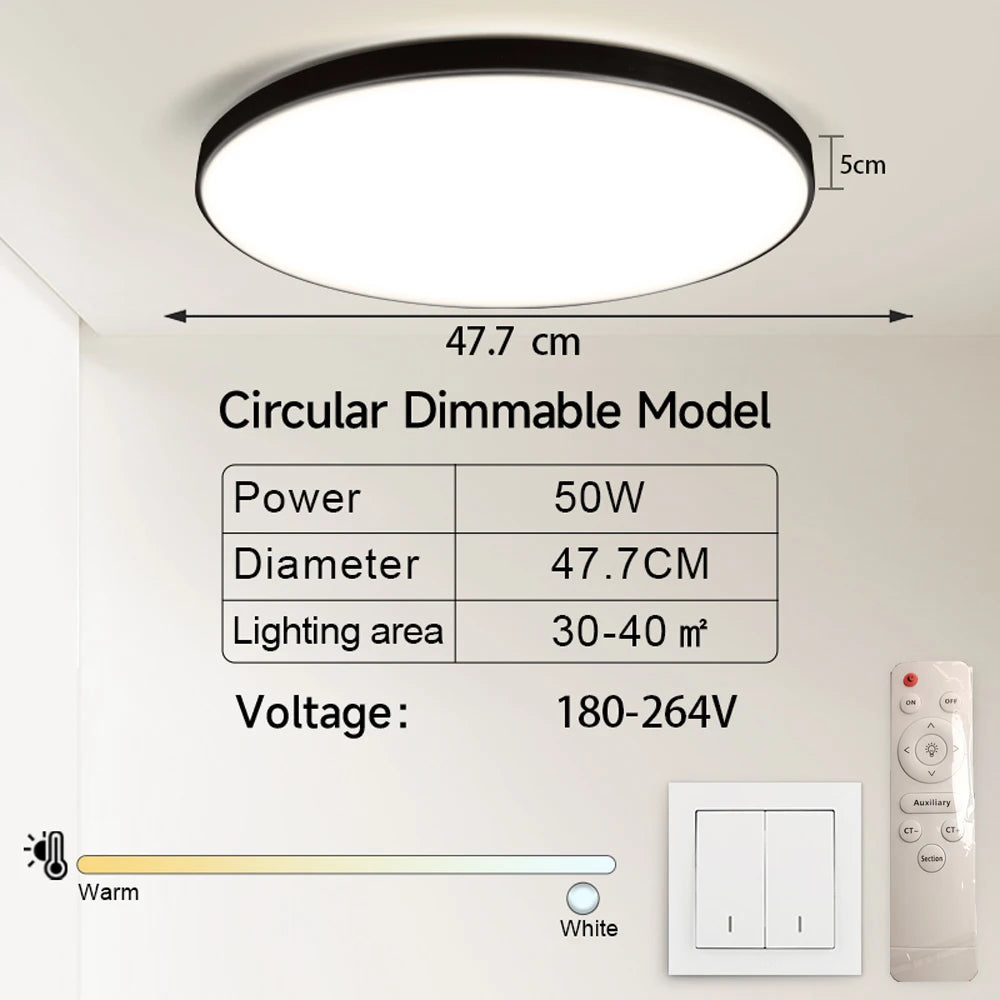 CHENBEN LED Ceiling Light Fixture For Kitchen Bathroom