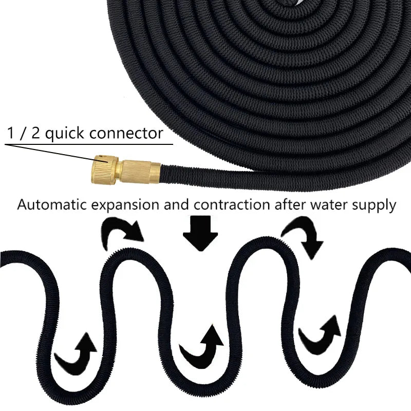 Flowers Spral Flexible Garden Hose High Pressure Watering Pipe