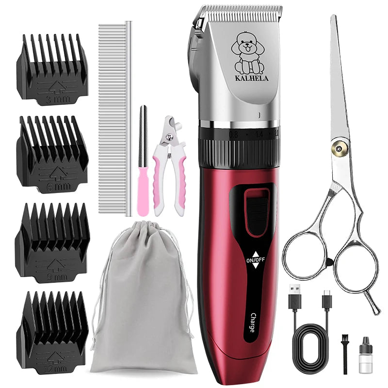 Rechargeable Low Noise Cordless Pet Trimmer For Dogs And Cats
