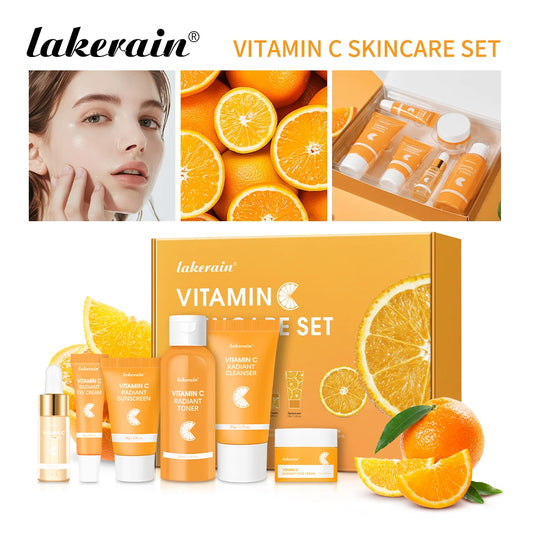 Lakerain Vitamin C Skin Care Set Brightening Dark Spots