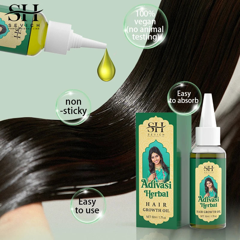 Sevich Ayurvedic Hair Growth Oil For Strong Roots And Growth