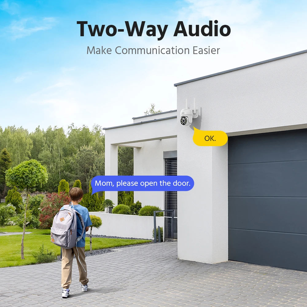 ANNKE 5MP Wireless Two Camera Kit With PIR Human Detection