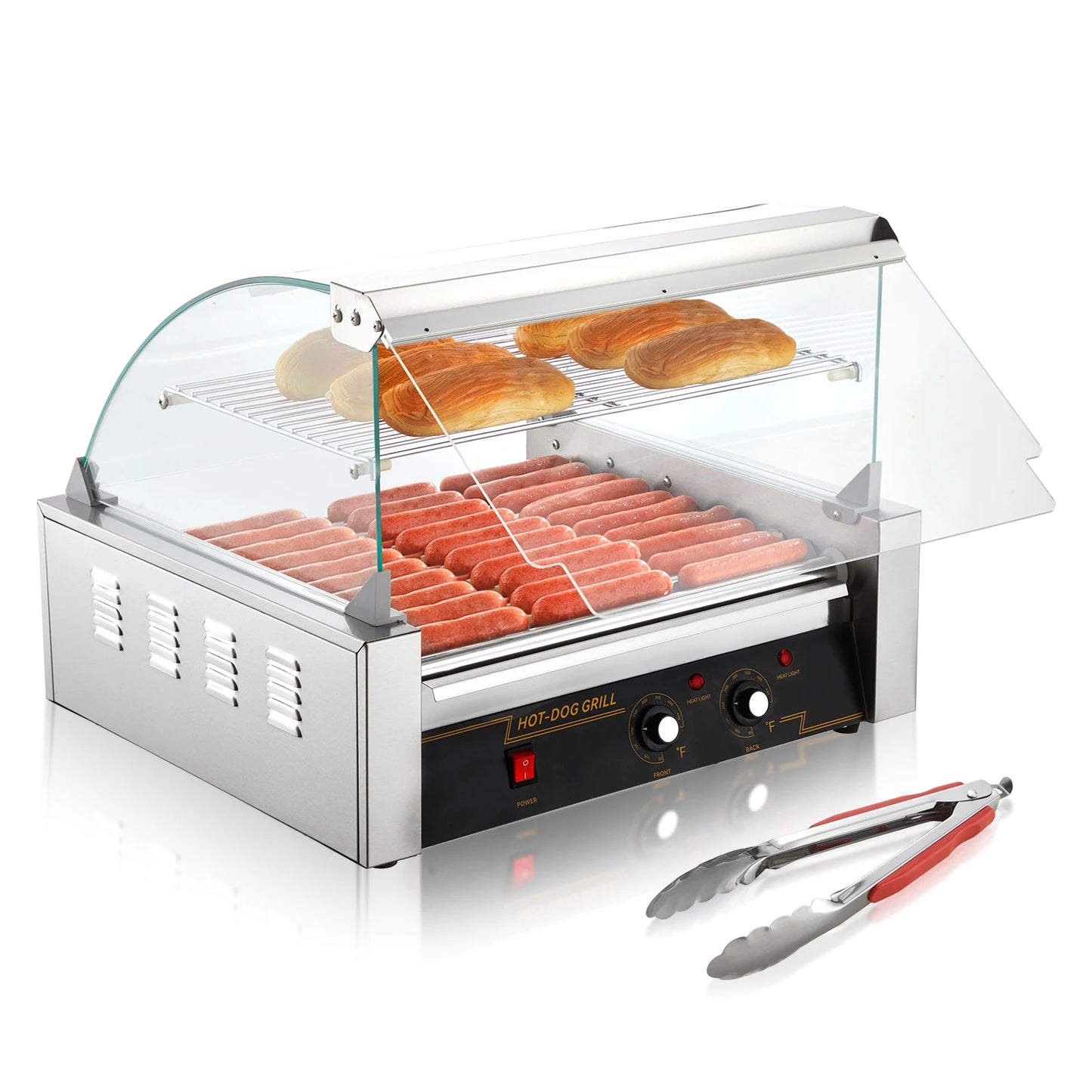 SucceBuy Commercial Hot Dog Roller Sausage Maker Electric Grill