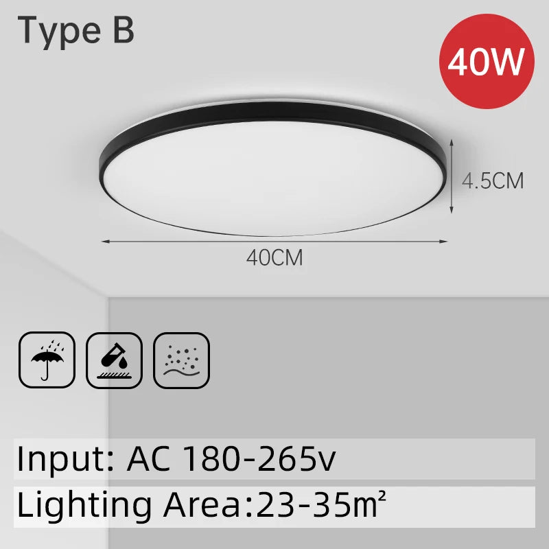 ChenBen LED Ceiling Light Fixture For Bathroom And Kitchen