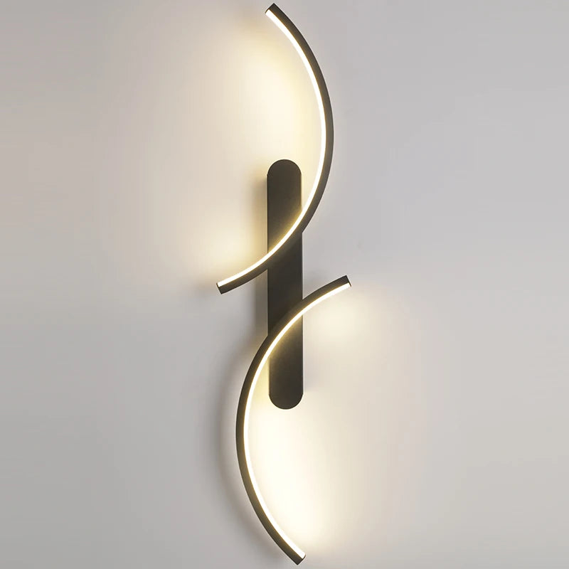FRPY LED C Shape Wall Lamp Sconce Modern Minimalist Lighting