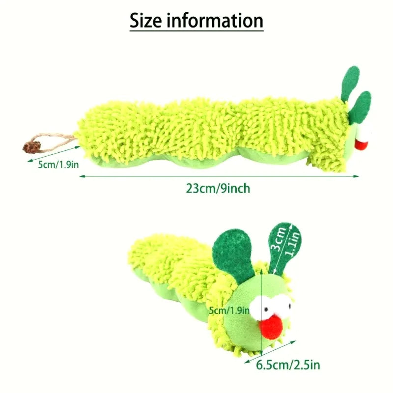 Catnip Caterpillar Molar Toy Nylon for Cats and Kittens