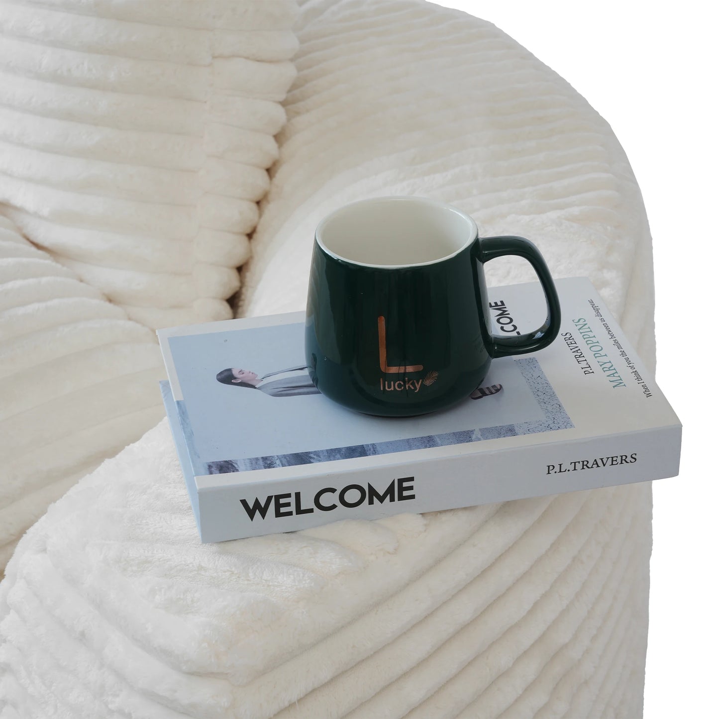 Sdorens Cloud Round Chair Lounge Sofa Bed With Plush Fur