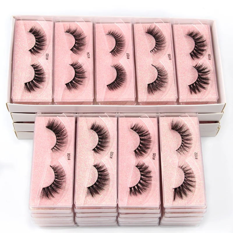 YSDO 3D Mink Lashes Full Strip Eyelashes Natural Look