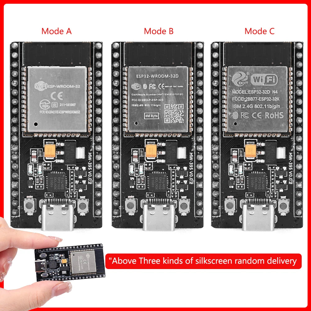ALLOYSEED ESP32 Development Board CP2102 WiFi Bluetooth Module 2.4GHz