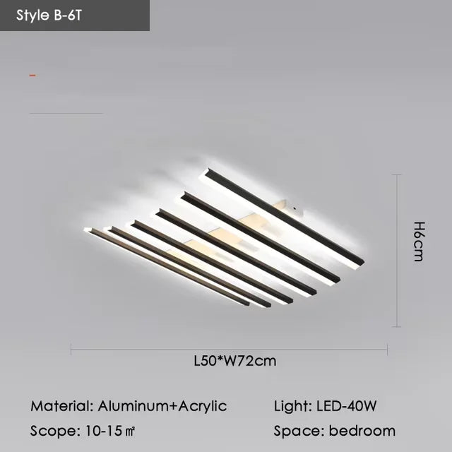 Nordic Designer Ceiling Lamp With LED And Remote Control