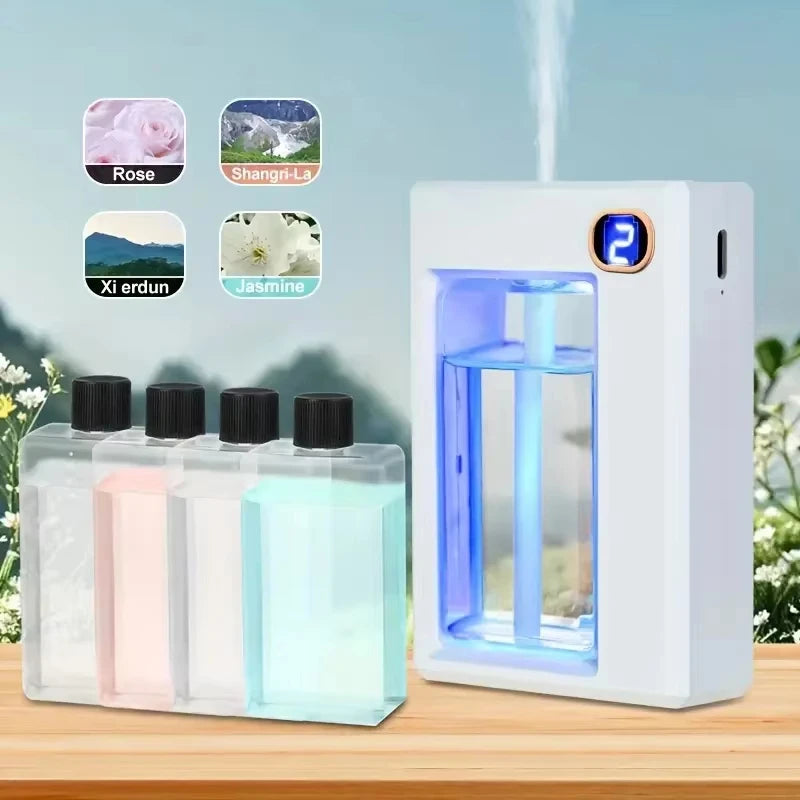 Aromatherapy Air Freshener With Adjustable Levels And Long Battery Life