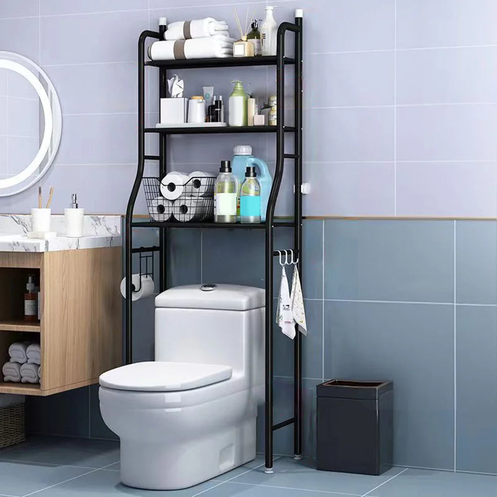 Studyset Over Toilet Storage Shelf Freestanding Two Tier Bathroom Organizer