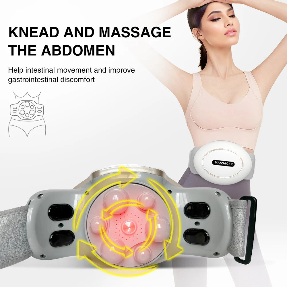 HOMEMASSA Abdominal Massager With Heat For Digestive Comfort