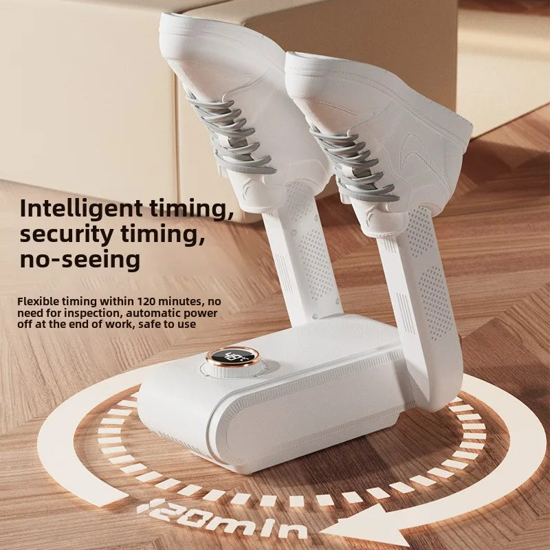 Foldable Shoe Dryer With Hot Air Circulation Odor Elimination 180W