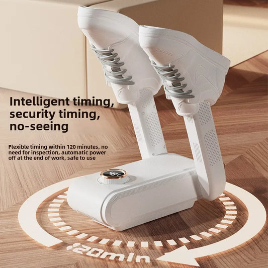Foldable Shoe Dryer With Hot Air Circulation Odor Elimination 180W