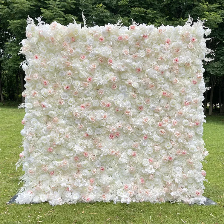 Gradient Rose Cloth Backdrop Curtain for Weddings and Events