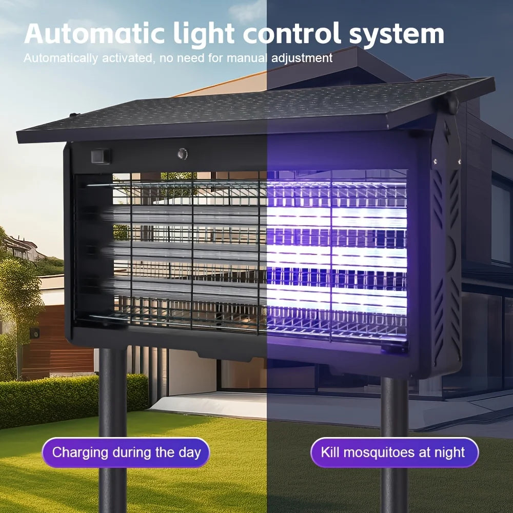 Outdoor Solar Mosquito Repellent Device And Killer Lamp