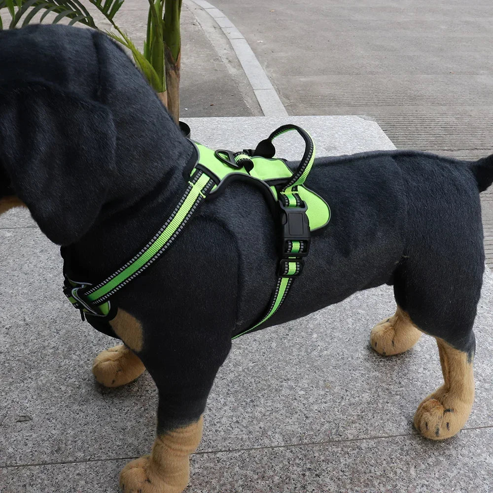 Nylon Reflective Adjustable Dog Harness Vest No Pull For Dogs