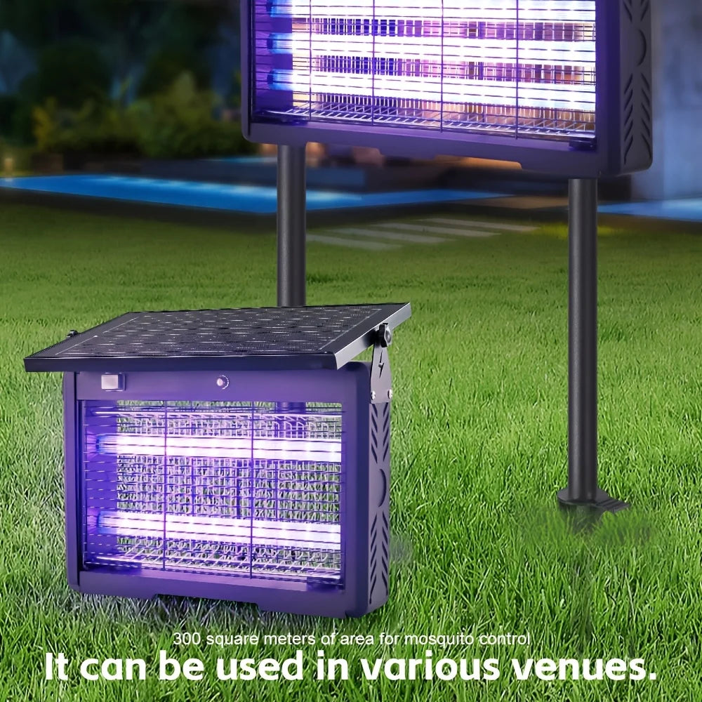 Outdoor Solar Mosquito Repellent Device And Killer Lamp