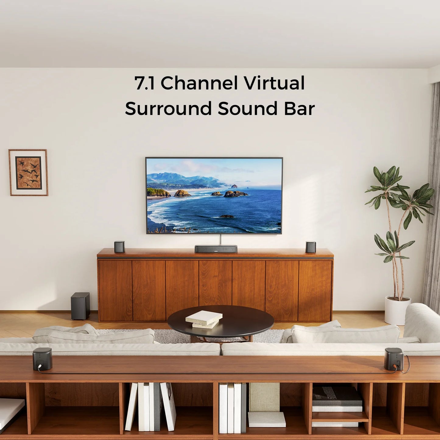 ULTIMEA 7 1 Sound Bar With App Controlled Virtual Surround