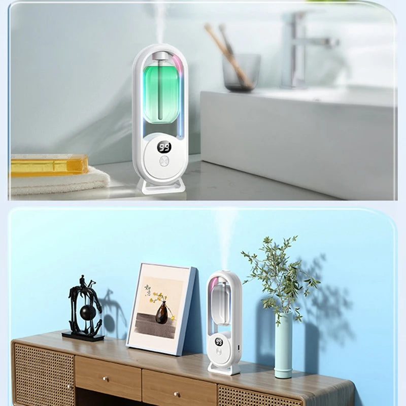 Wall Mounted Essential Oil Diffuser Rechargeable Timed Spray Humidifier