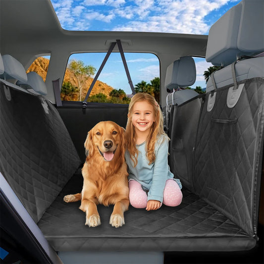BINGOPAW Waterproof Dog Car Seat Cover Hammock For Backseat Travel