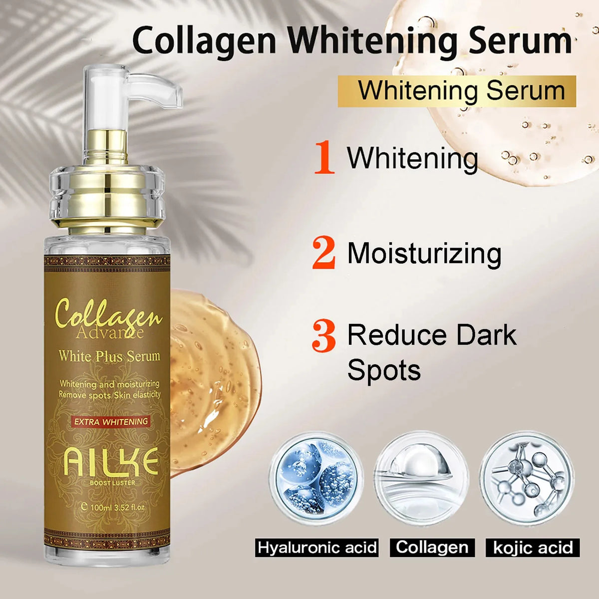 AILKE Collagen Whitening Set For Dark Spot Correction Plus Radiant Skin