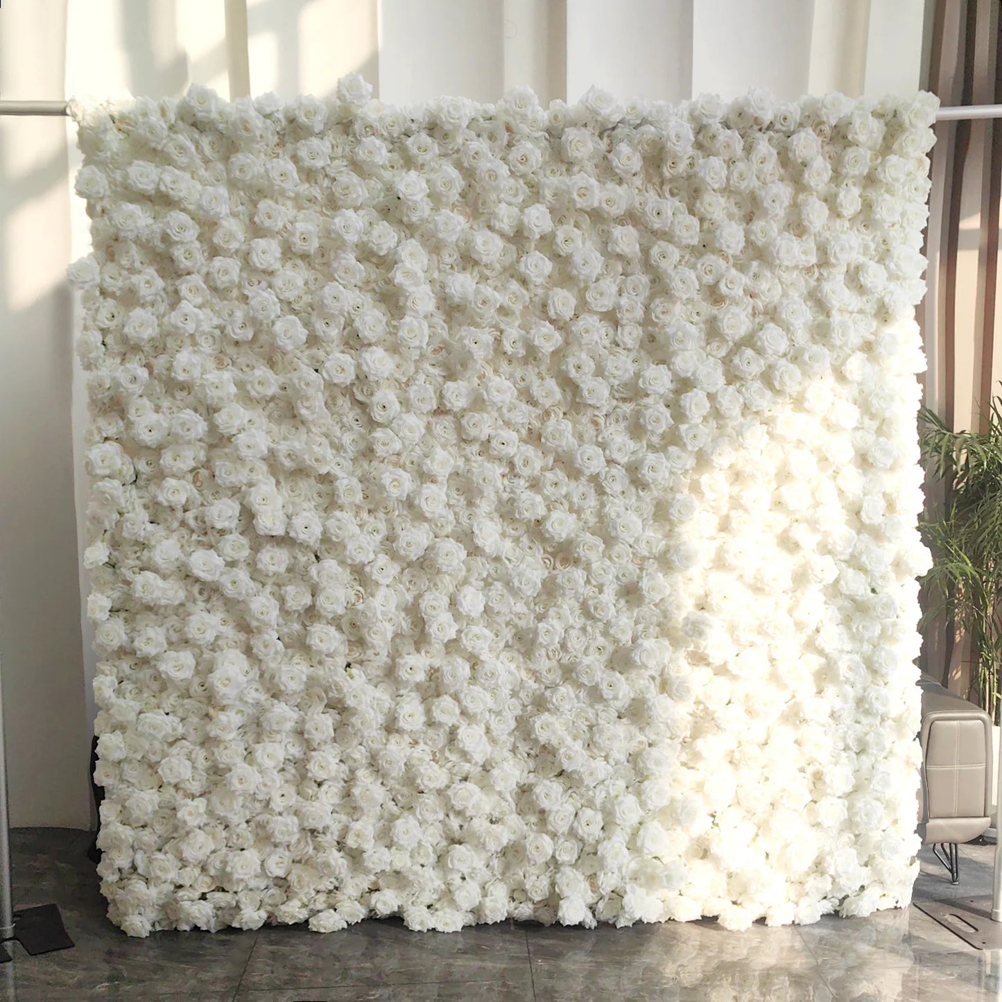 Gradient Rose Cloth Backdrop Curtain for Weddings and Events