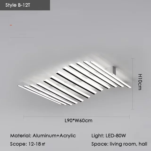 Nordic Designer Ceiling Lamp With LED And Remote Control