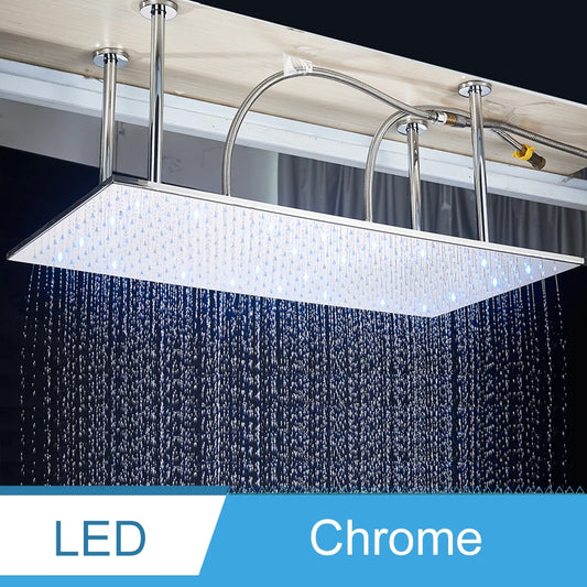 Shinesia LED Rainfall Shower System Ceiling Mounted